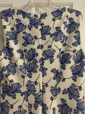 Tommy Hilfiger White Dress with Blue Floral Print